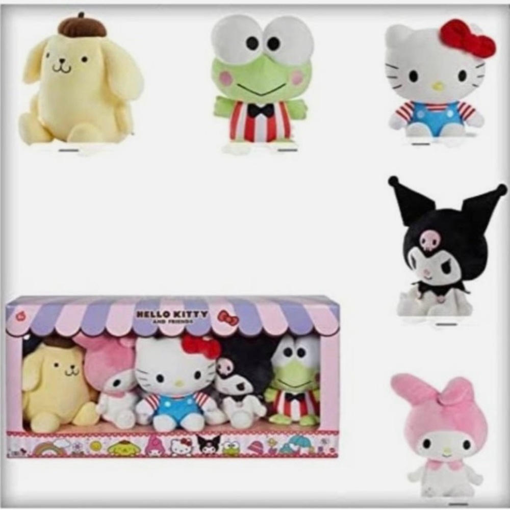 Hello Kitty and Friends plush dolls set